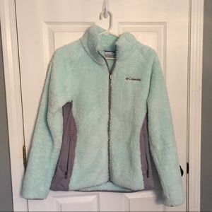 Columbia Fleece Teal - size LARGE